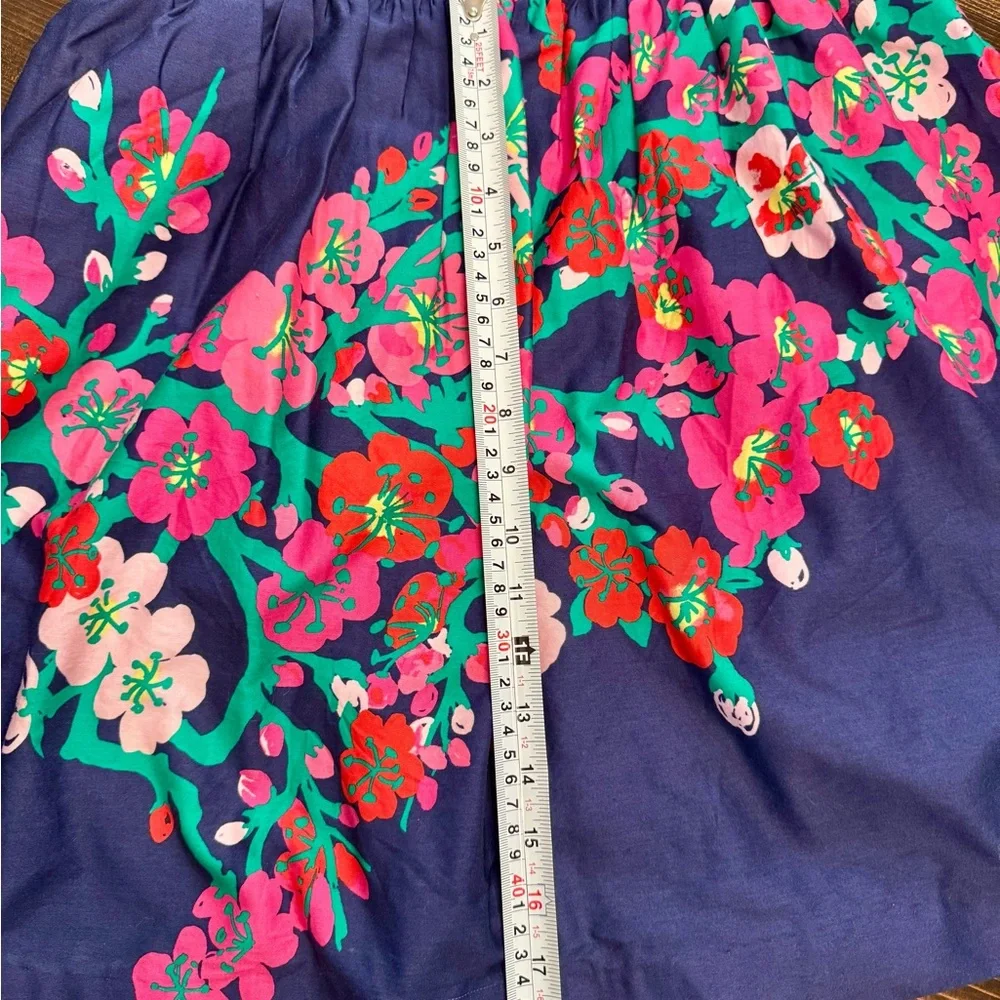 Lilly‎ Pulitzer Lottie Navy Floral Strapless Dress - Picture 8 of 9